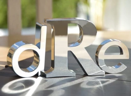 3D NON ILLUMINATED METAL SIGNS