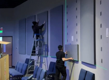 Acoustic Panel Installation