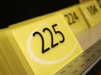 PERSPEX ROOM NUMBER SIGNS
