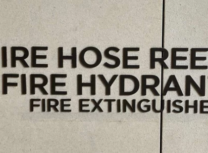 ARCHITECTURAL SIGNS