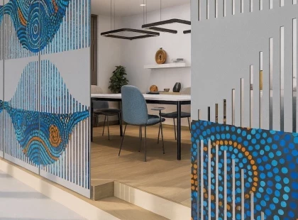 Custom Printed Acoustic Screen