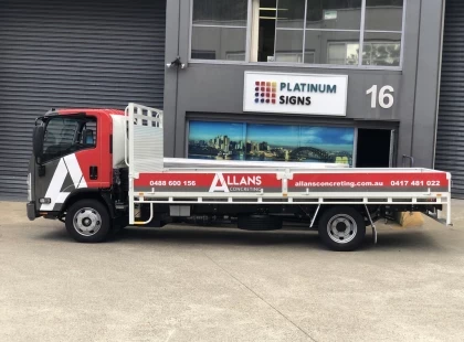 TRUCK TRAY SIGNAGE