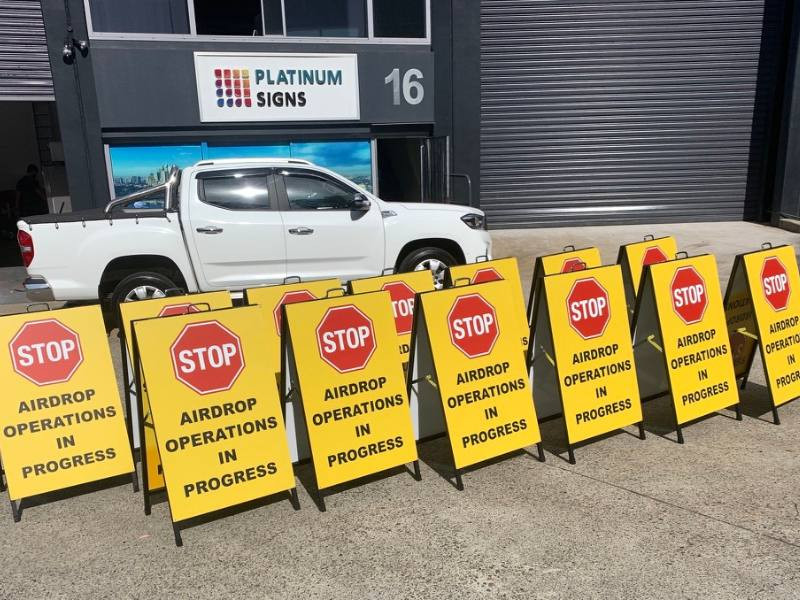 Sandwich Boards em Oran Park