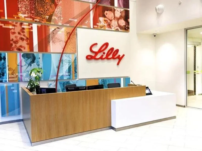 Lilly reception branding